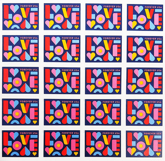 2021 Love Forever First Class Postage Stamps
