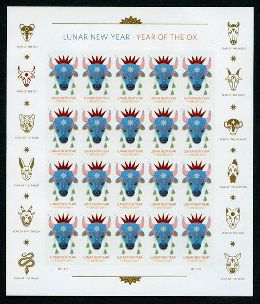Year of the Ox Lunar New Year Forever First Class Postage Stamps