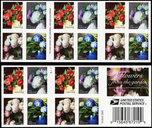 Flowers From the Garden Forever First Class Postage Stamps